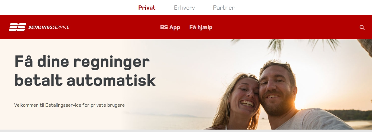 Udveksling af filer til Betalingsservice